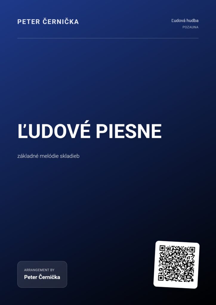 ludove piesne noty pozauna