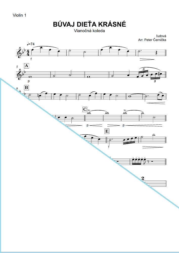 Vianočné koledy pre školský band – Obrázok 8